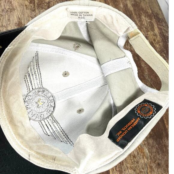 Harley-Davidson Wing Logo Vintage Cap Made in Taiwan - Picture 5 of 6